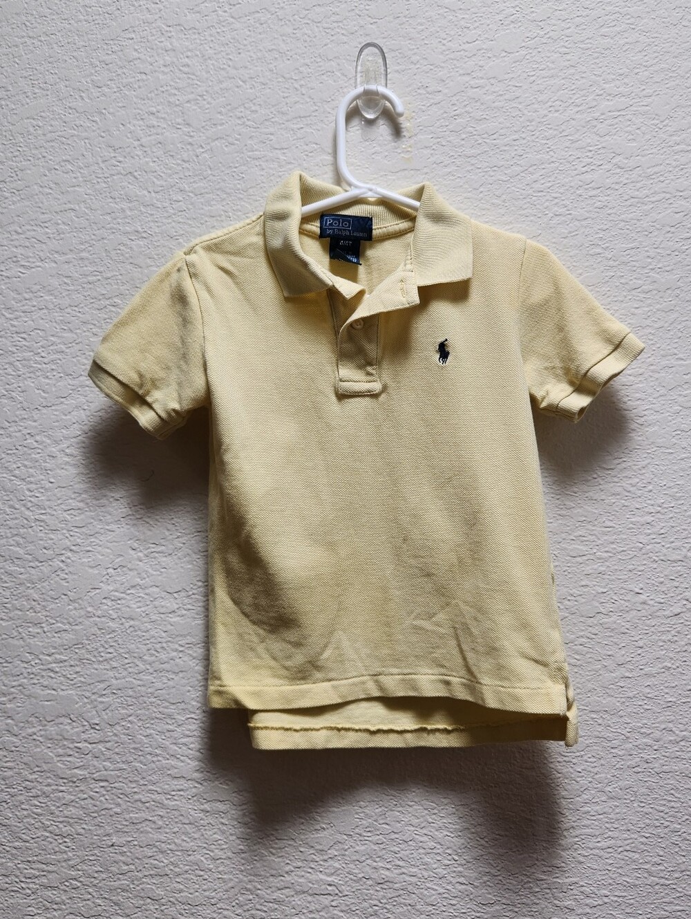 Polo by Ralph Lauren Yellow Short Sleeve Polo Shirt 4t
